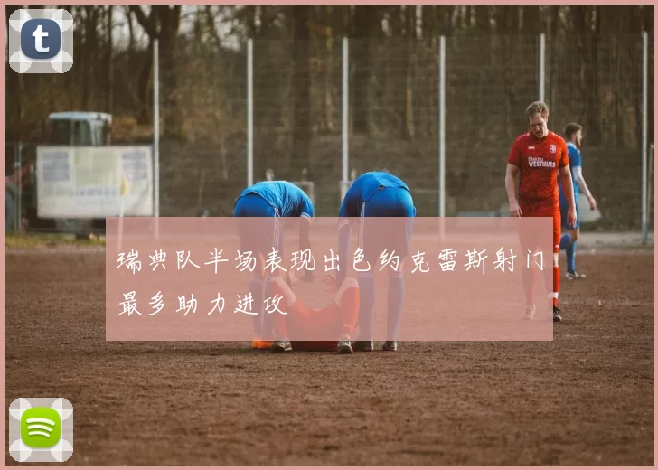 瑞典队半场表现出色约克雷斯射门最多助力进攻